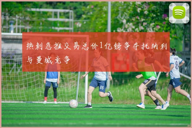 热刺急推交易总价1亿镑争夺托纳利与曼城竞争